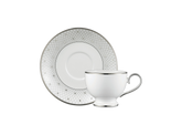 Princess Platinum Espresso Cup & Saucer